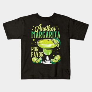 Funny Another Margarita Por Favor Drinking Pun Kids T-Shirt